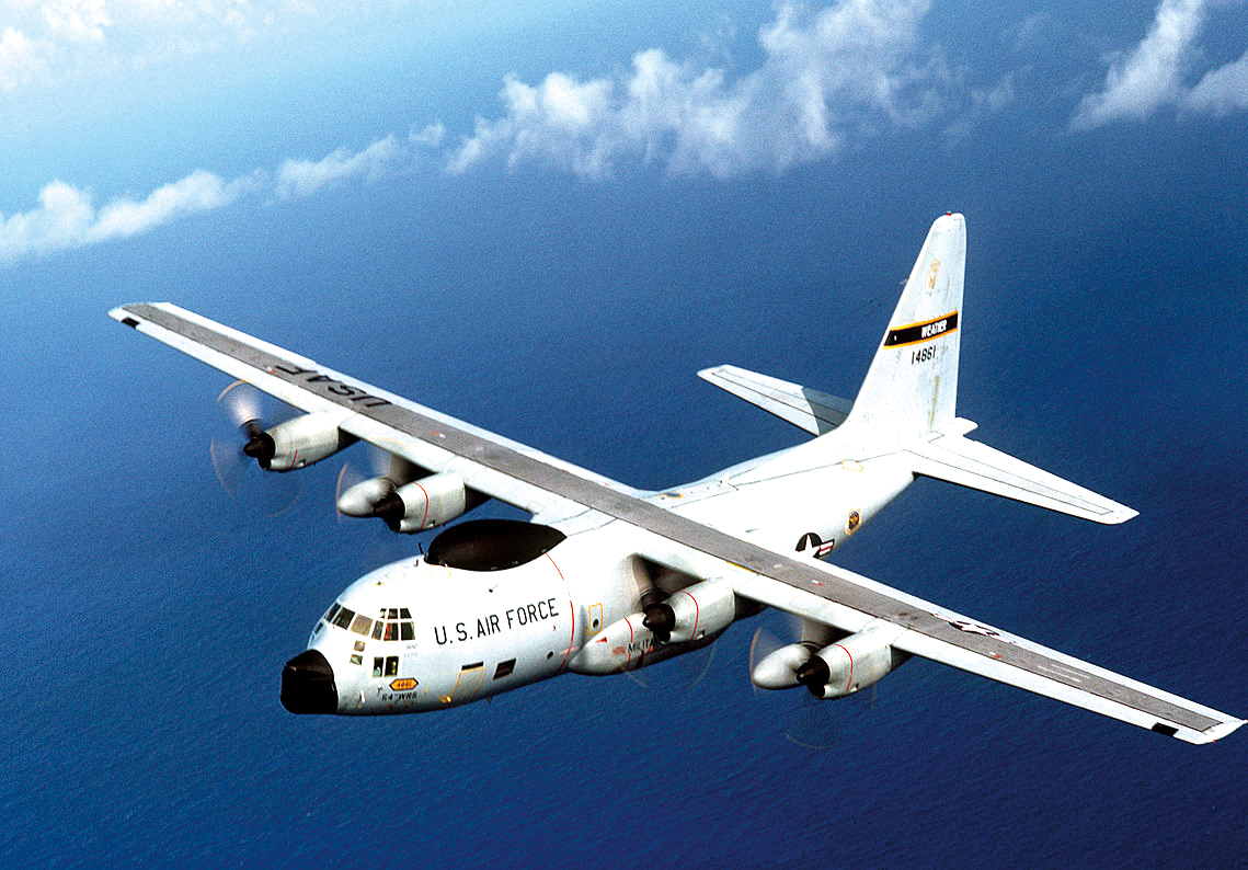 美國空軍第54氣象中隊所屬的WC−130H型觀測機（圖／U.S. Air Force）