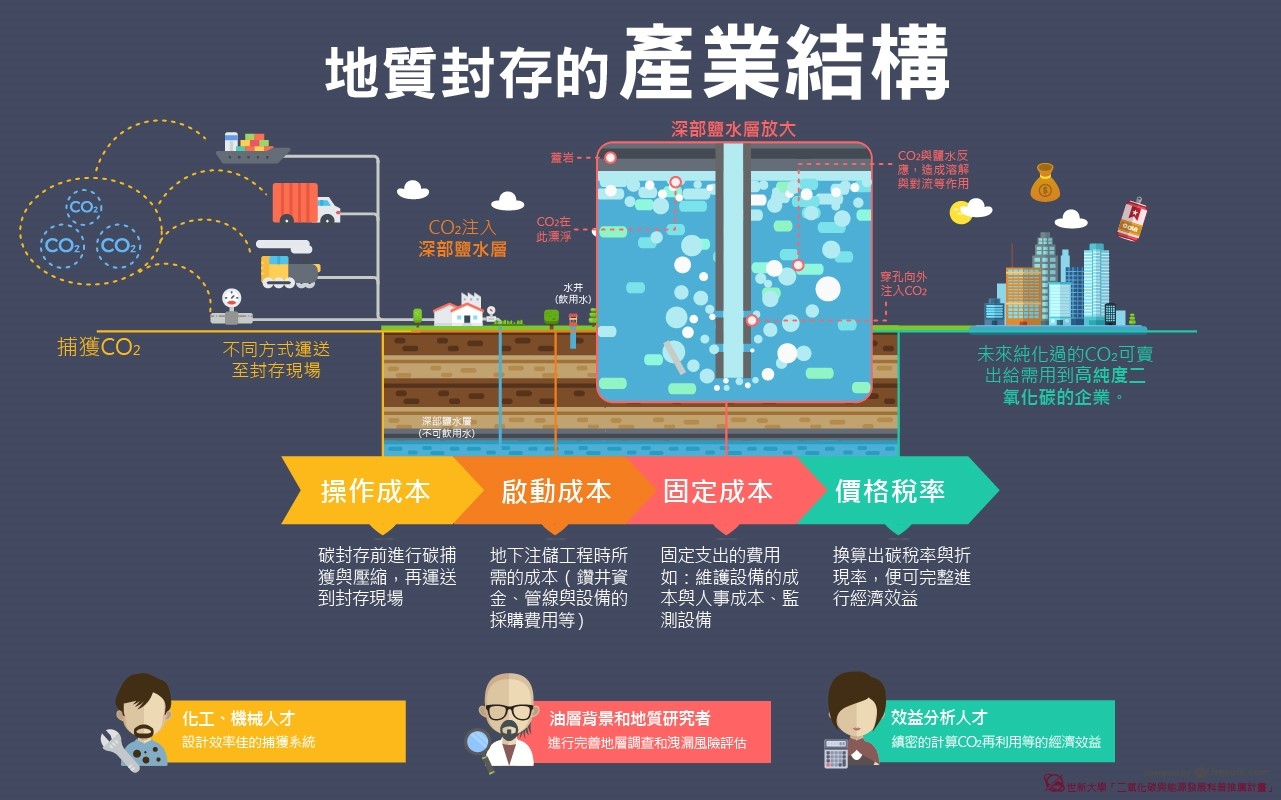 地質封存的產業結構