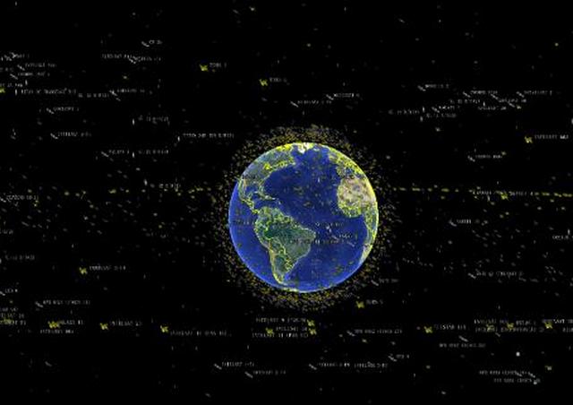 人造衛星於太空分布情形( 圖片來源: http://news.china.com/jiedu/20150630/?1)