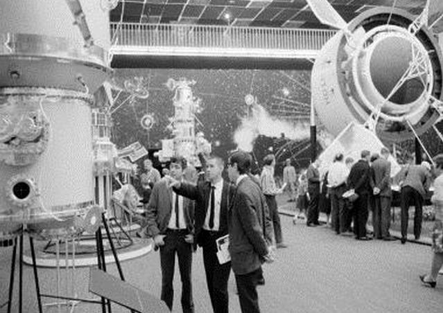 1968年首次「和平開發利用太空會議」歷史照片。(圖片來源：聯合國太空事務辦公室)