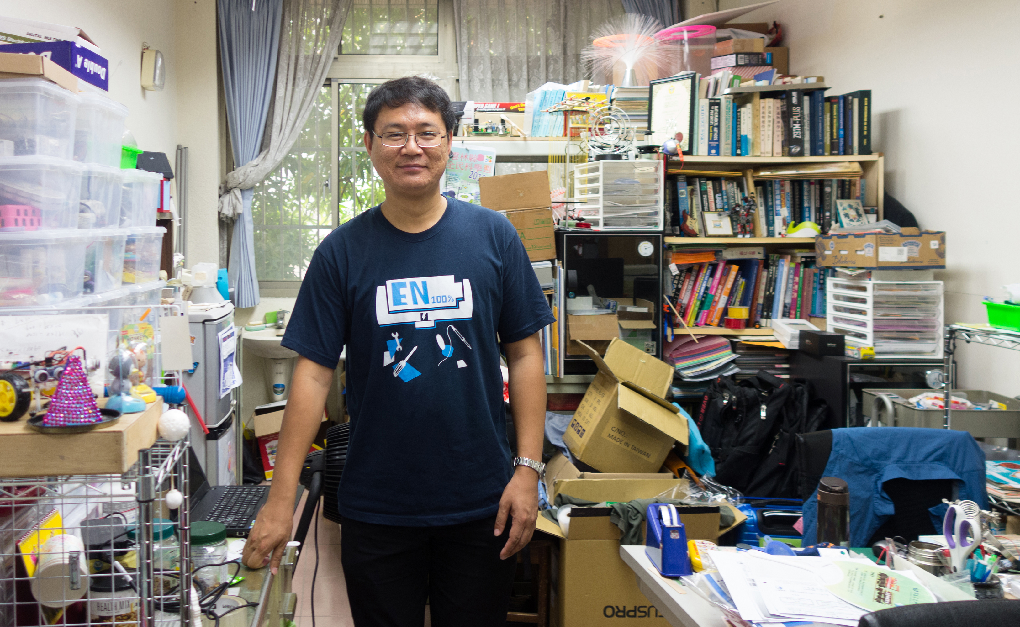 虎尾科技大學電子工程學系吳添全教授。