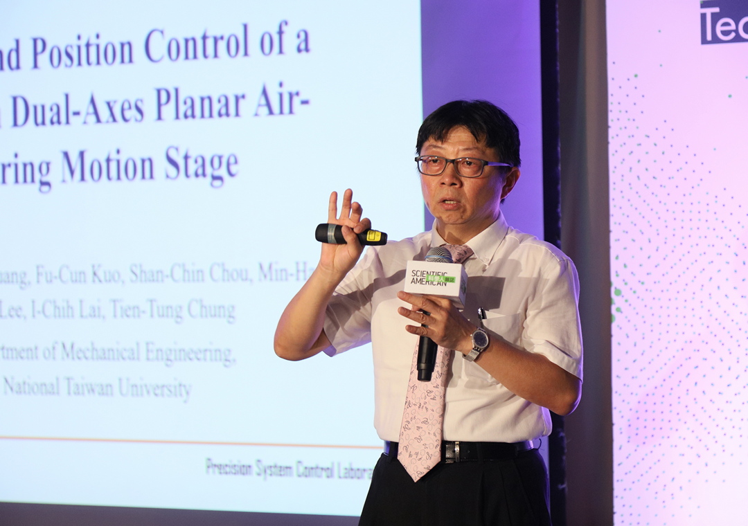 顏家鈺認為資訊與智慧科技蓬勃發展，仍需要機械來實現想法，達到虛實整合。