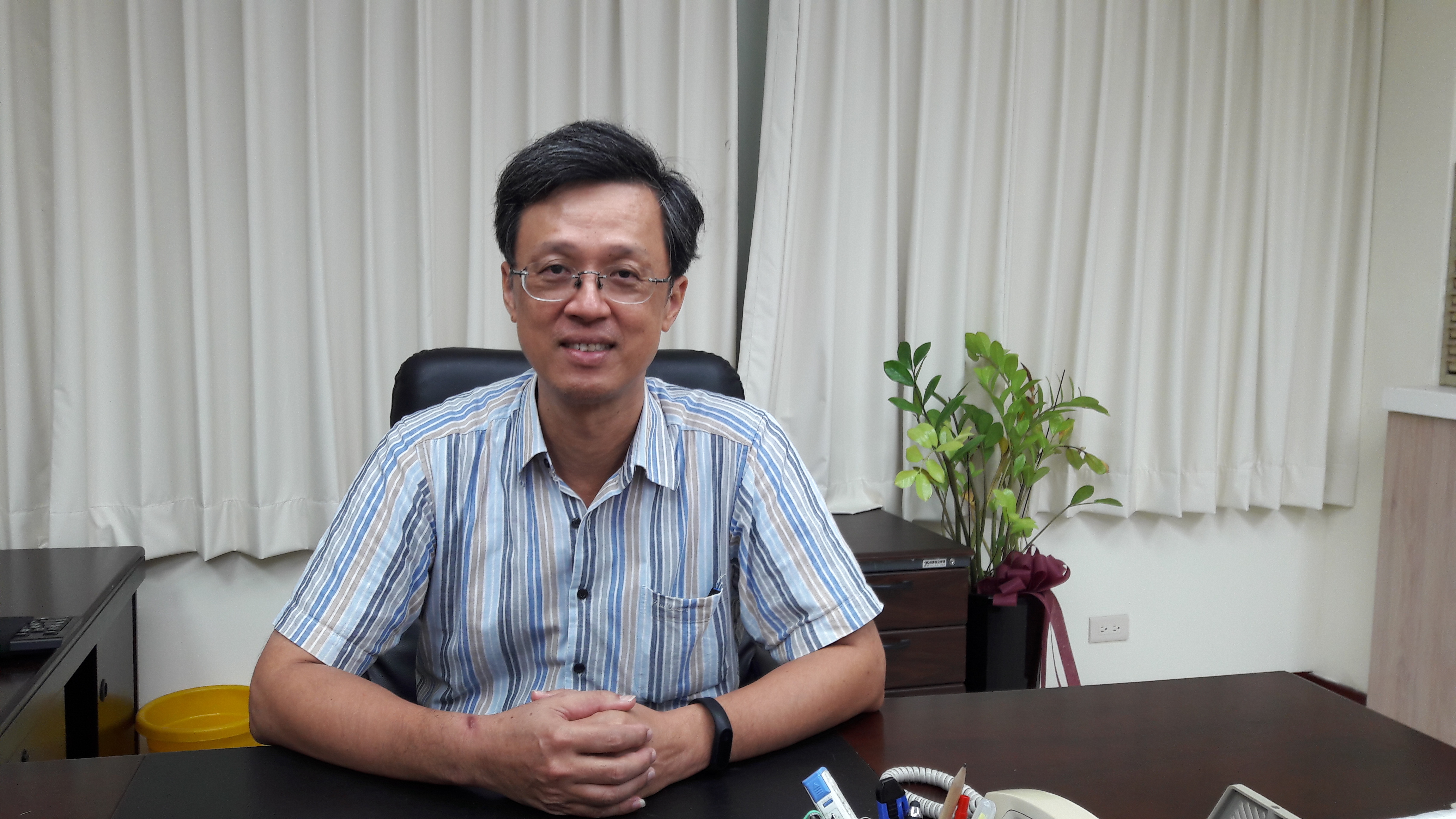 洪盟峰教授，智慧感知與雲端服務產學聯盟第二期主持人高雄科技大學電子工程系洪盟峰教授。