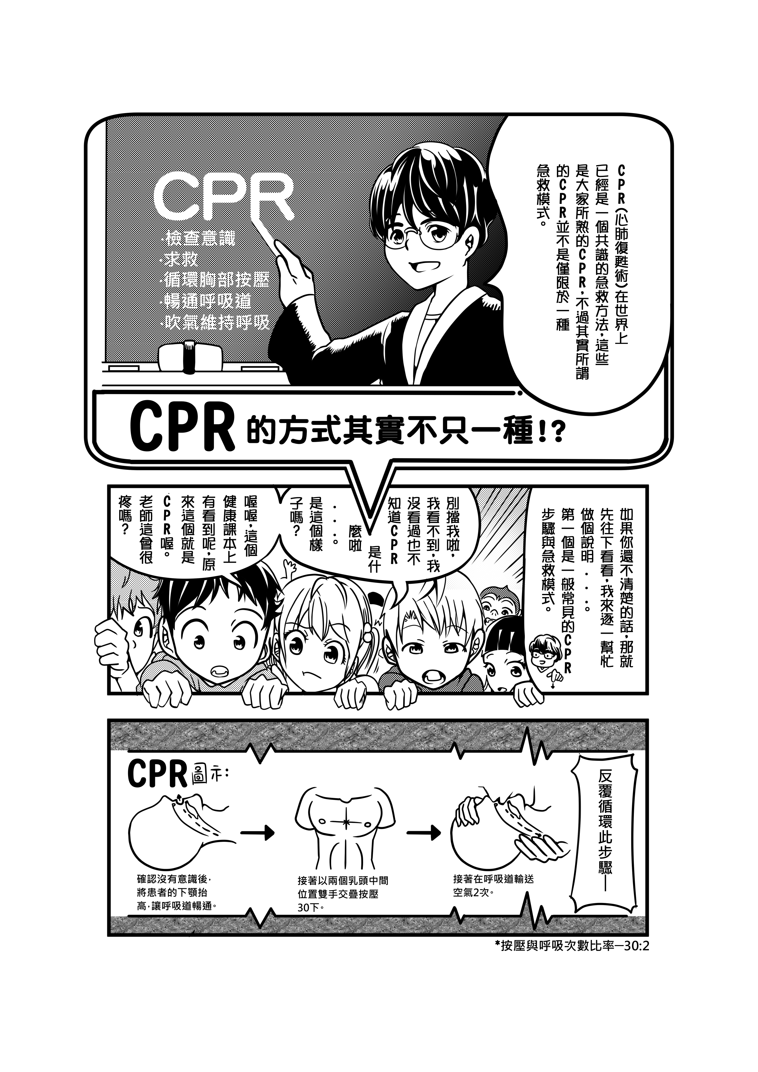 CPR的方式其實不只一種!? 01