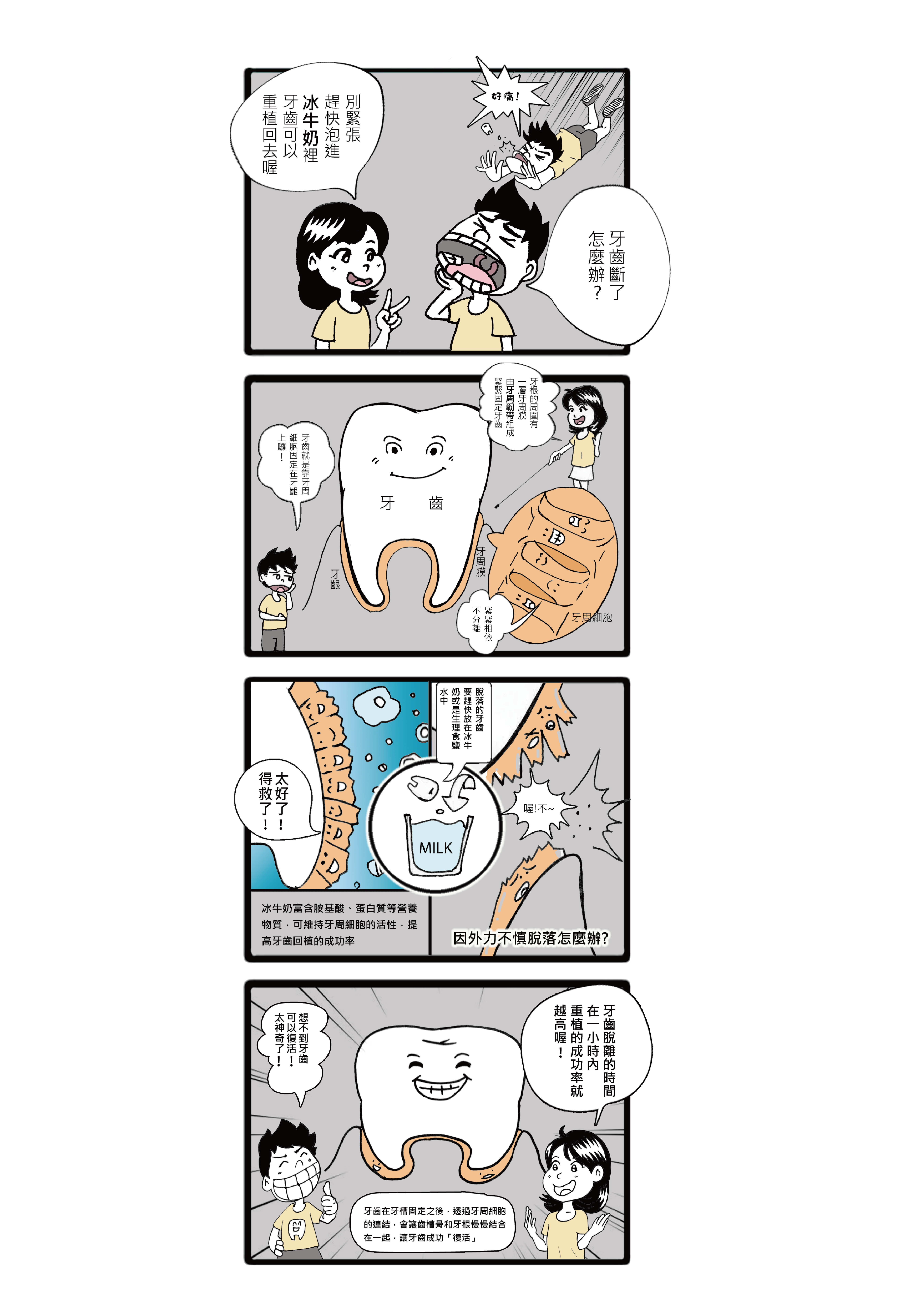 打落牙齒不求人