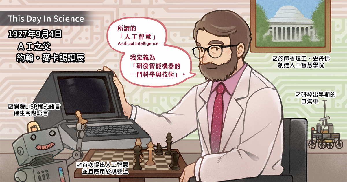科學與人文的火花—— AI之父John McCarthy誕辰