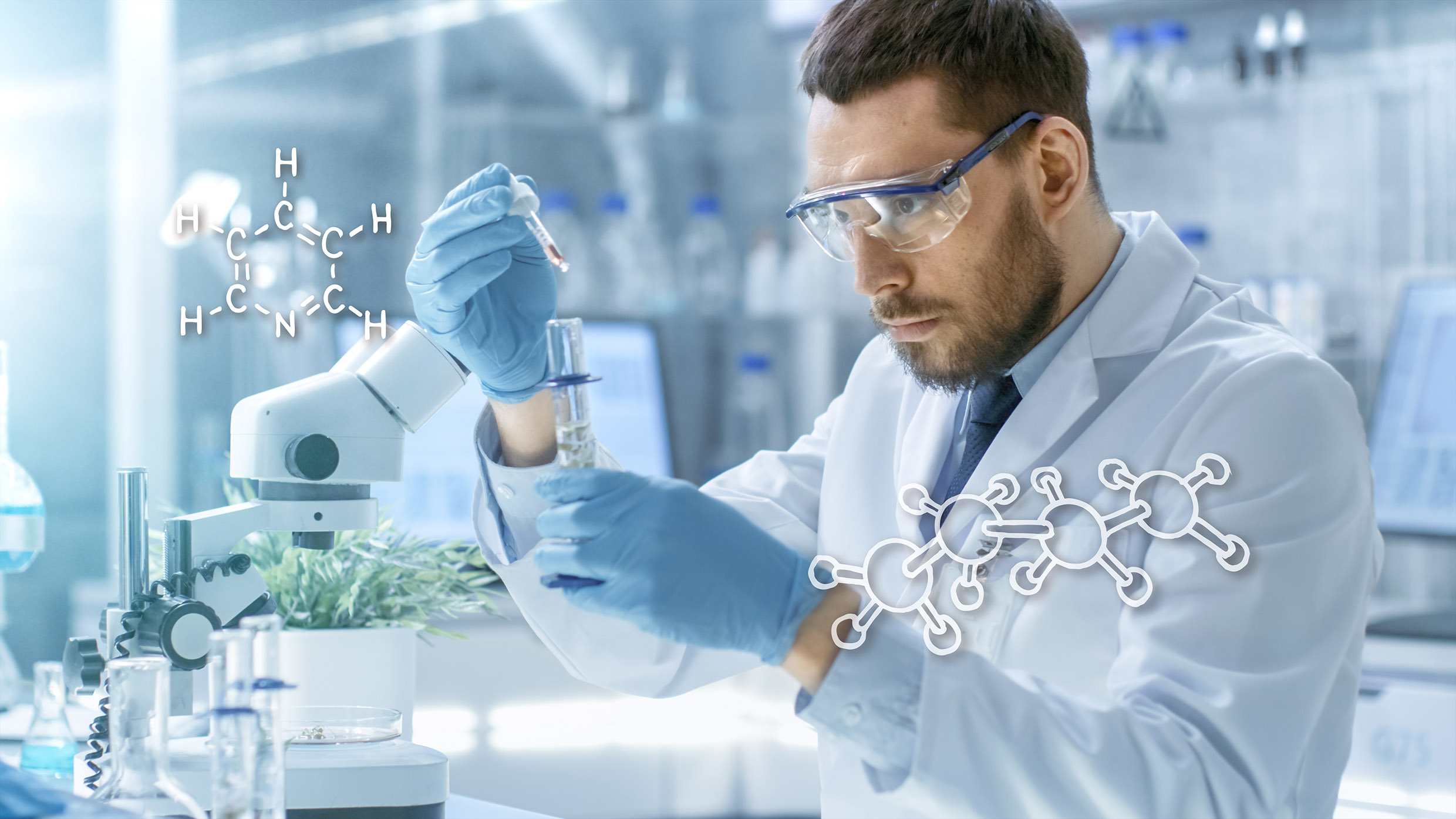 有機化合物是組成物質世界的重要分子，它們是生命的起源，也是構成日常生活中的美食佳餚、使用的寶特瓶、穿著的華美衣物，或生病時所服用藥物的組成分子。
