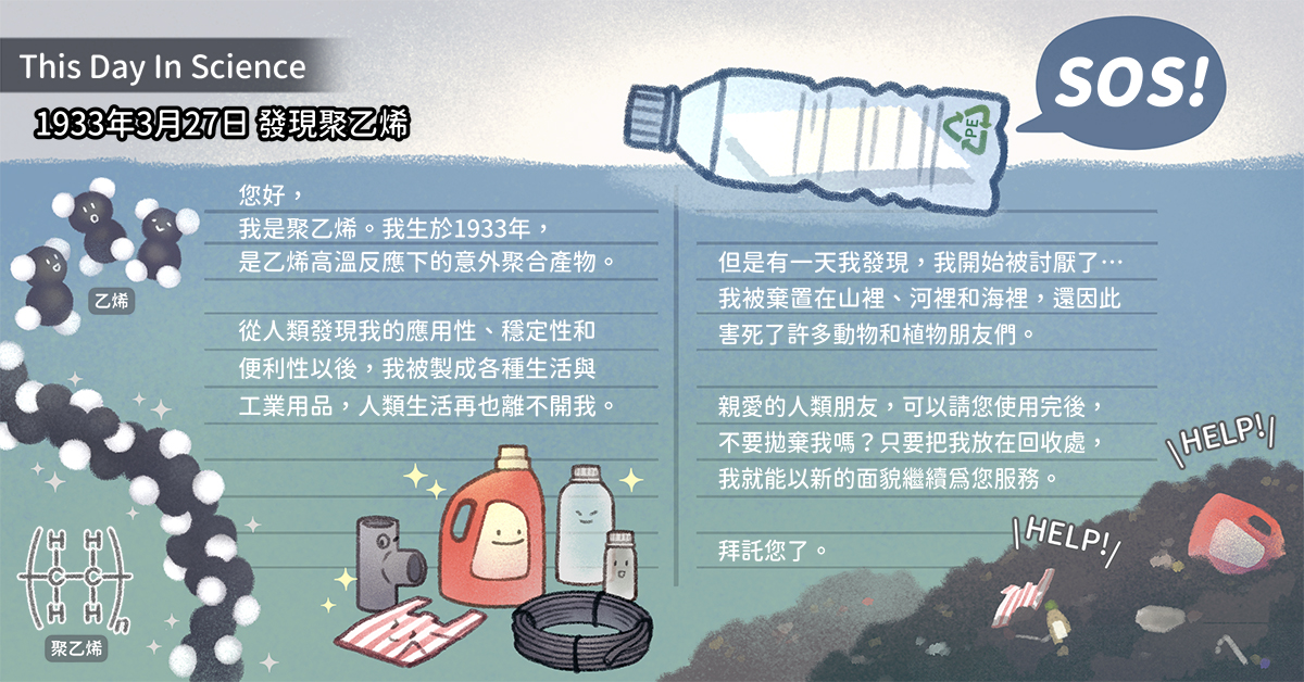 1933年3月27日 發現聚乙烯