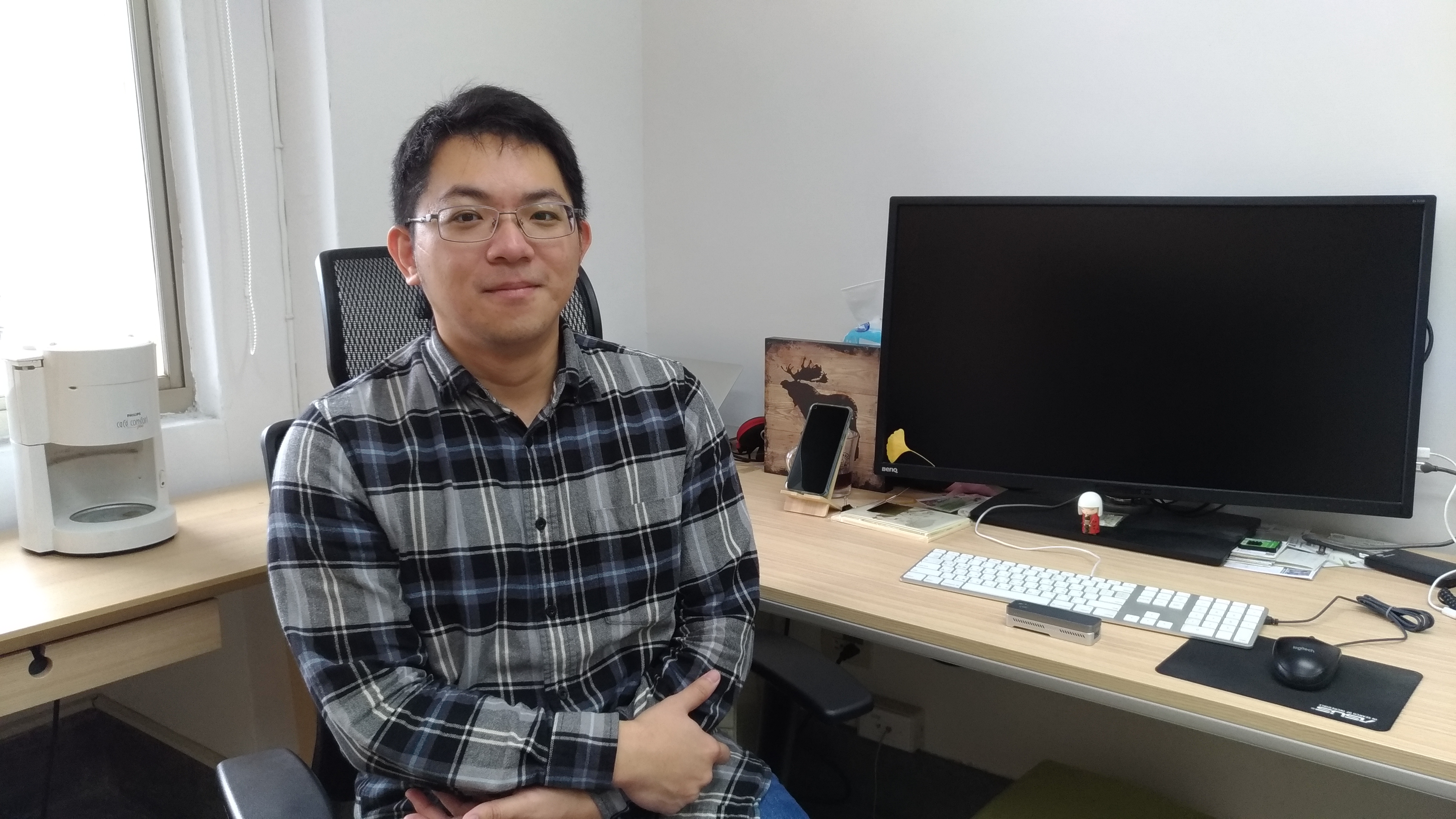 李承叡以演化基因體學研究植物DNA的奧秘。（圖／劉馨香攝）