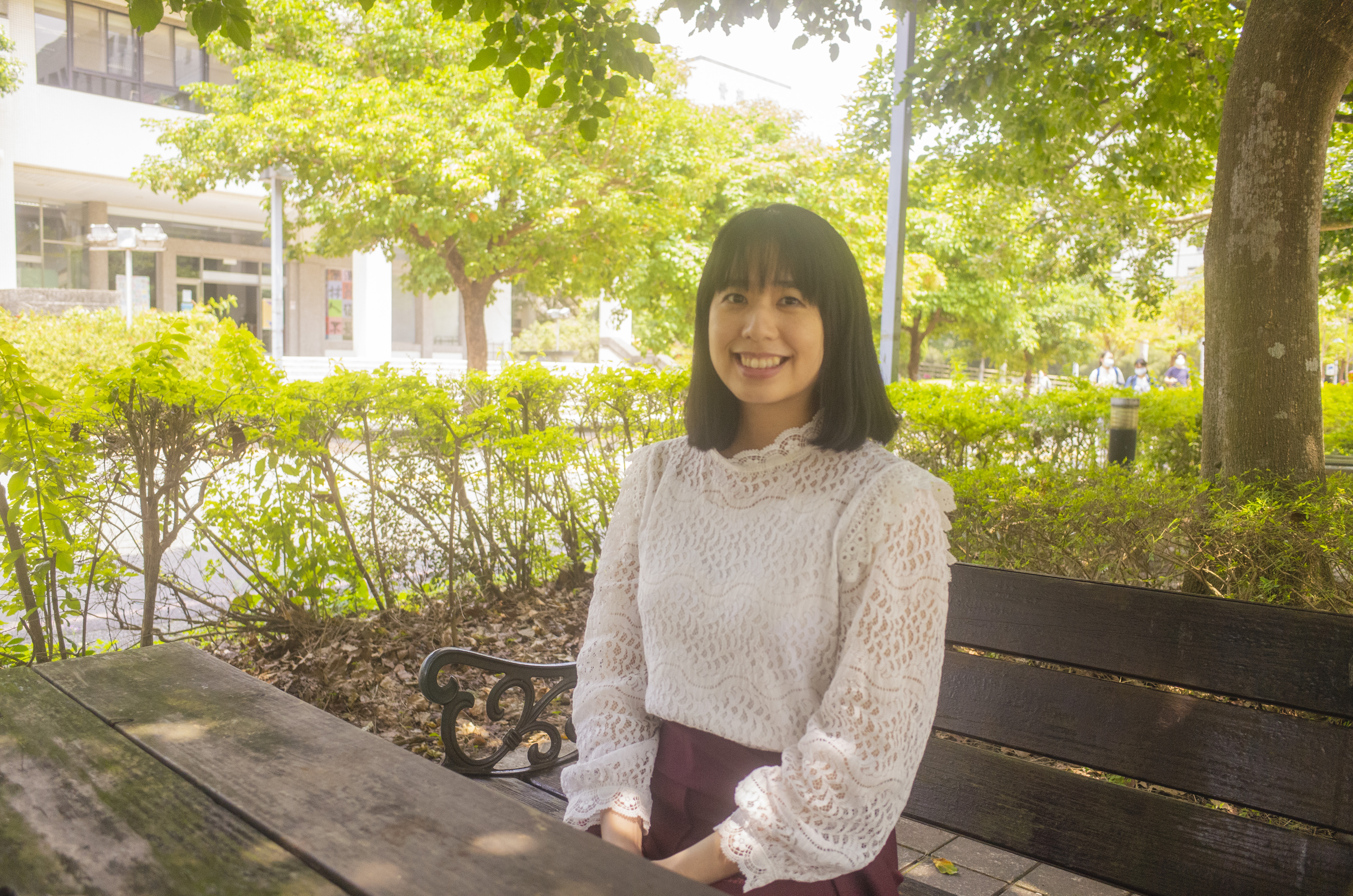 林日璇目前致力於虛擬實境的正向應用。（圖／簡克志攝）