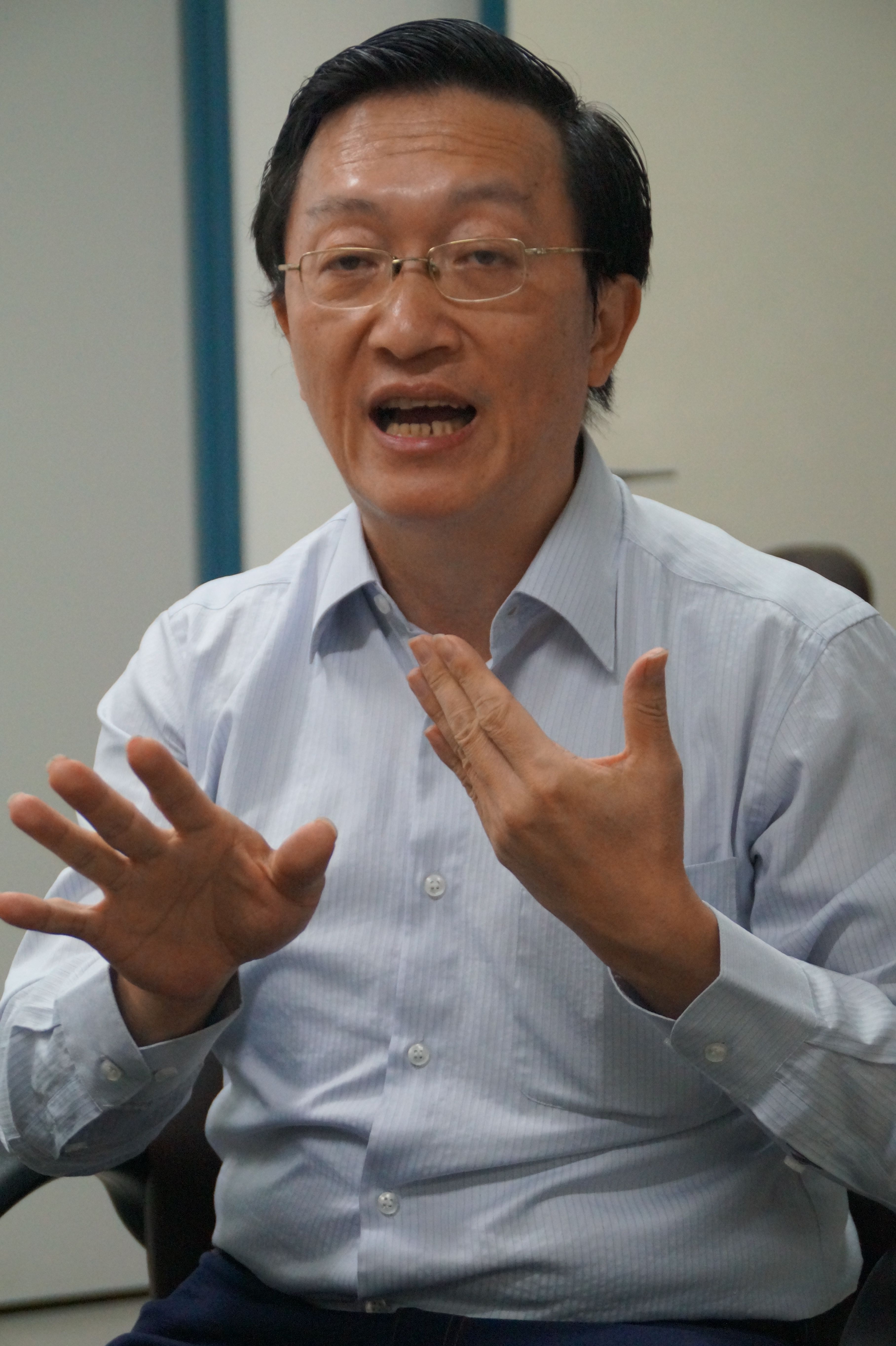 臺灣大學電機工程學系教授林宗男。（圖／李宗祐攝）