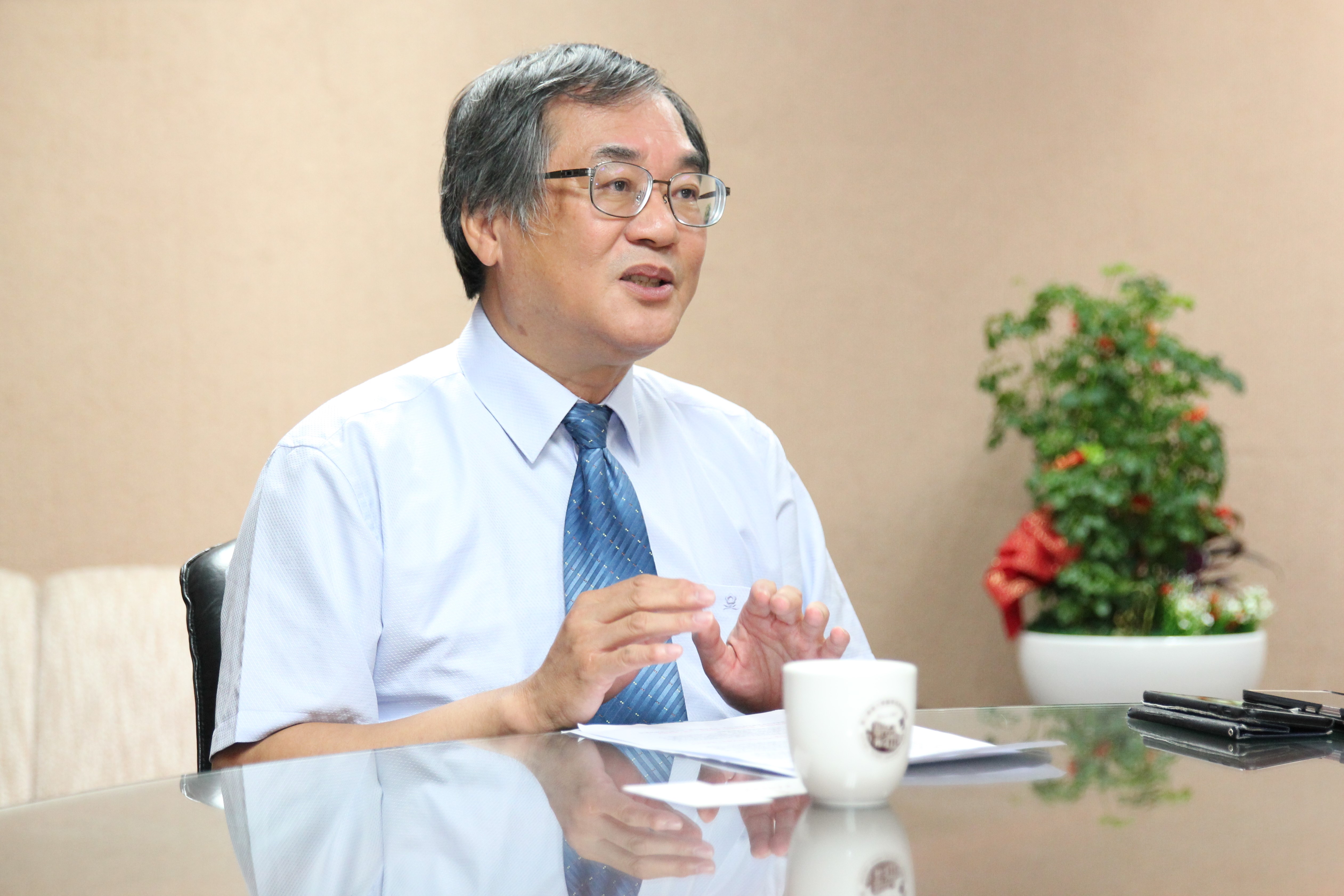 臺灣大學資訊工程學系特聘教授兼臺大醫院醫務秘書陳信希。（圖／簡克志攝）