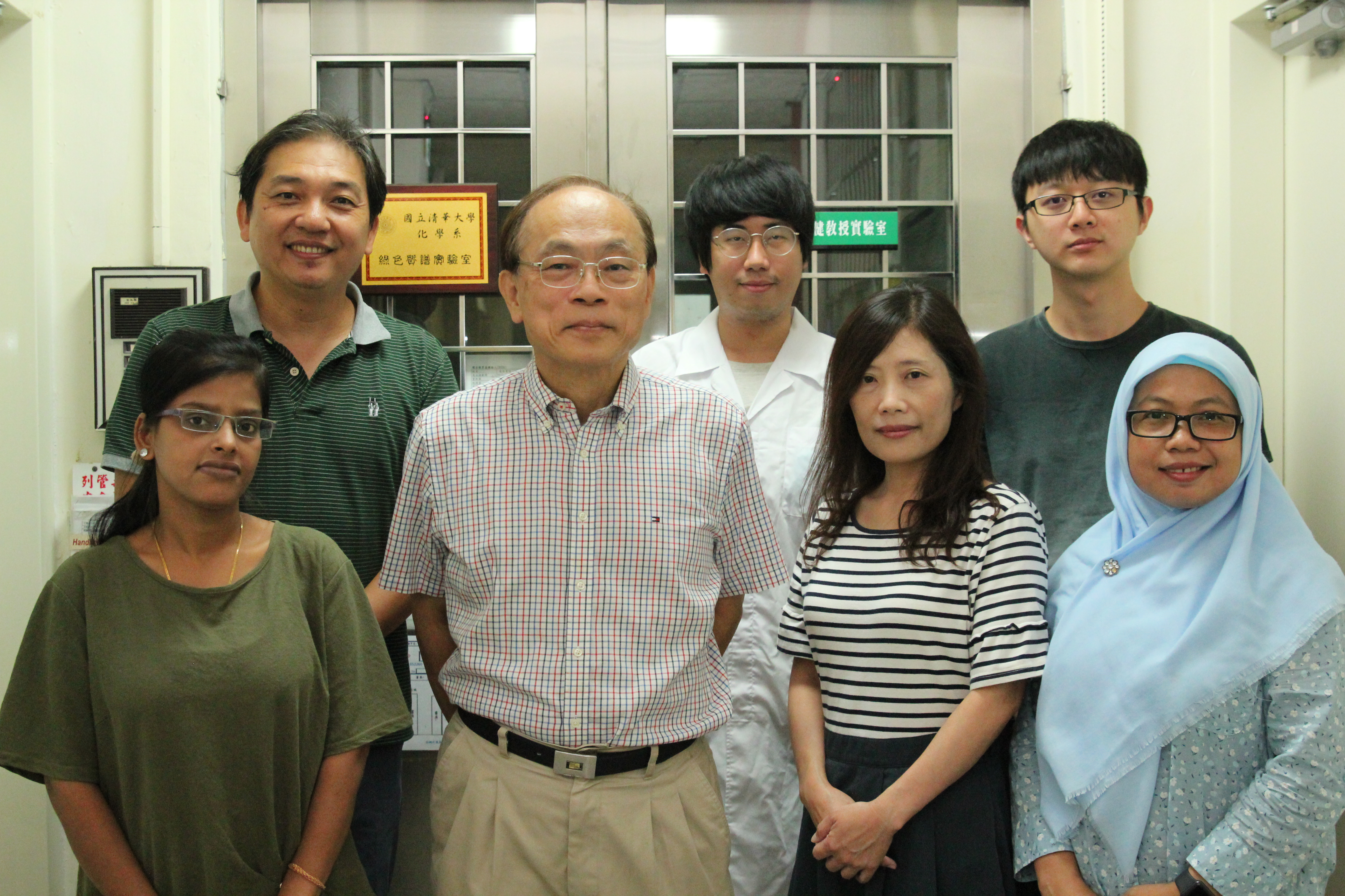 國立清華大學化學系凌永健教授團隊。（圖／簡克志攝）