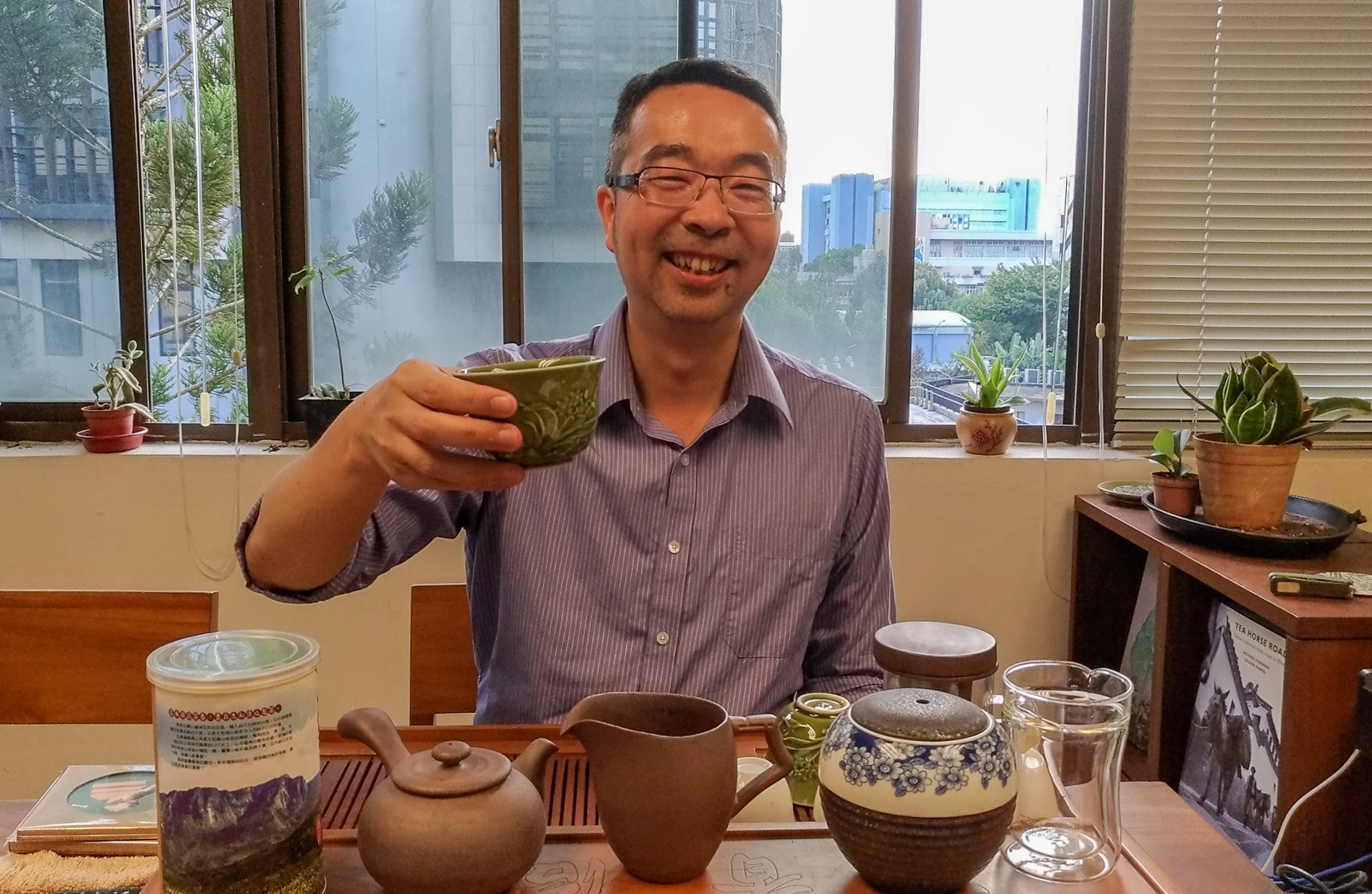 臺灣大學地理環境資源學系副教授洪伯邑。（圖／劉馨香攝）