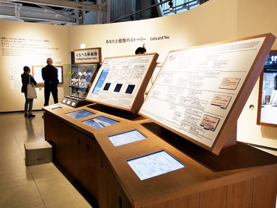 日本科學未來館展出iPS細胞未來的應用想像。（圖／國立科學工藝博物館黃群雅攝）