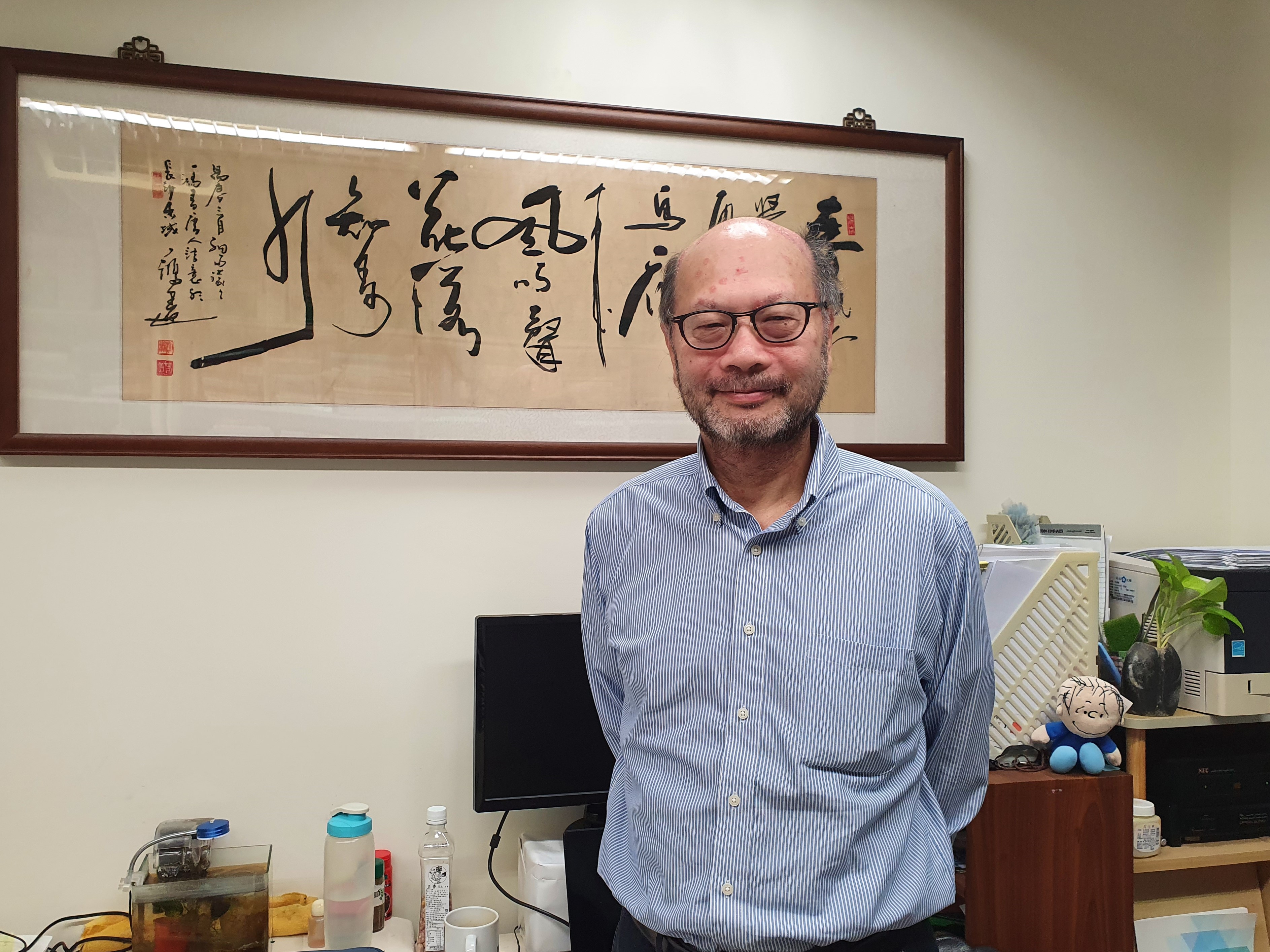 政治大學社會學系教授關秉寅。（圖／簡克志攝）